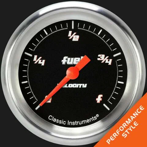 Velocity Black 2 5_8_ Fuel Gauge VS309BAPF